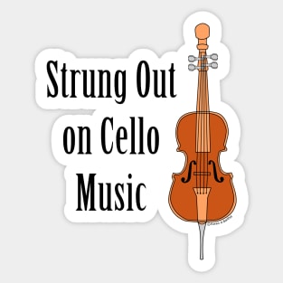 Strung Out Cello Sticker